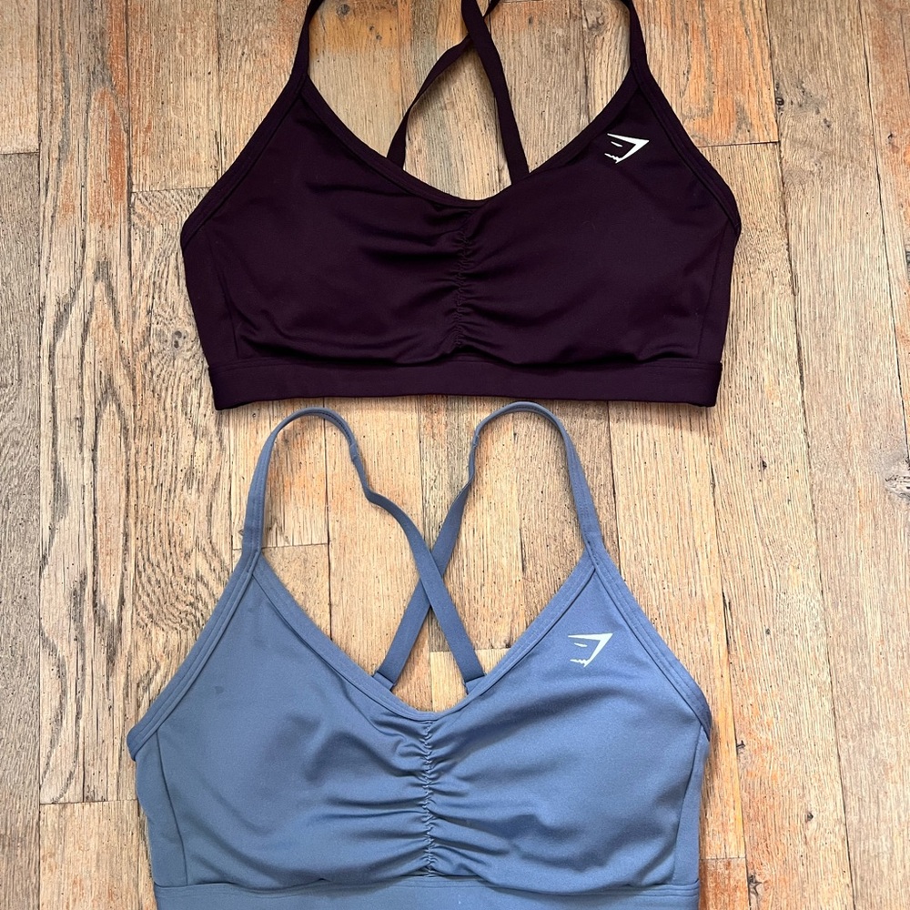 Gymshark Set of 2 Ruched Sports Bras